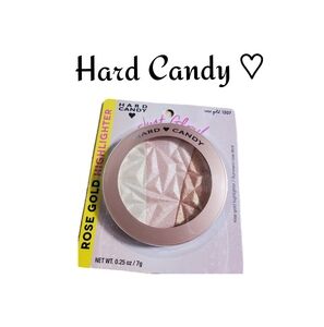 💜 Hard Candy Highlighter Just Glow! Compact Palette Rose Gold Makeup NIB
